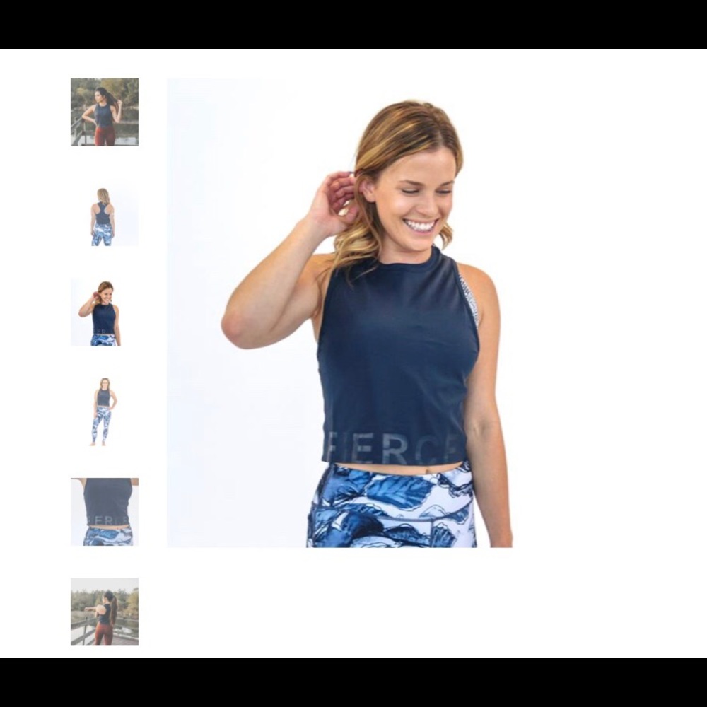 Fitness loose crop top